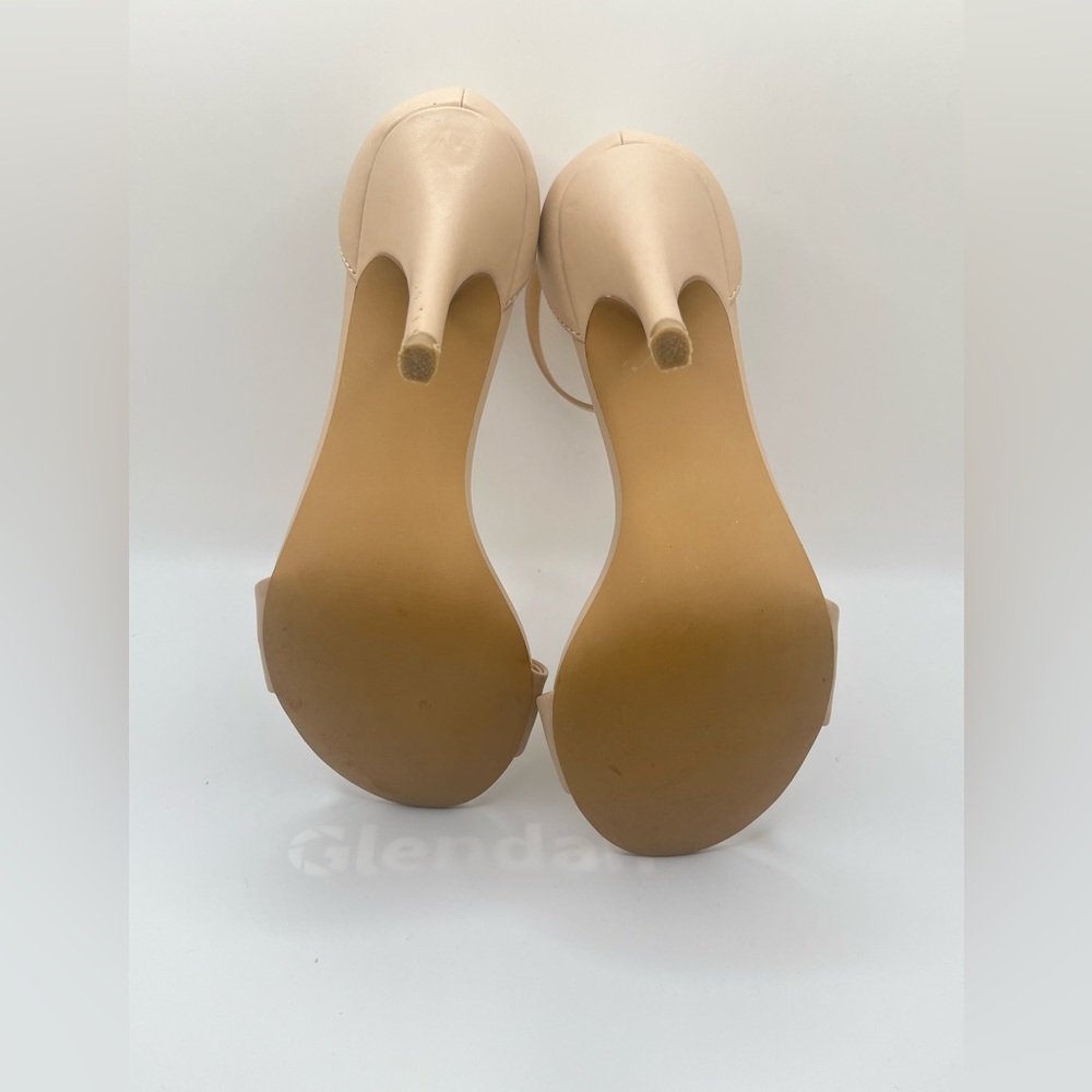 LC Lauren Conrad Women’s Fahnny Two-Piece Nude Ankle Strap Heels Size 7 1/2 M - Picture 10 of 10